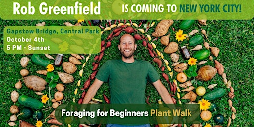 Foraging for Beginners: Plant Walk with Rob Greenfield in New York City, NY