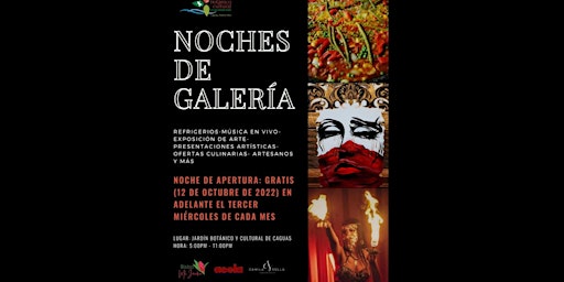 Caguas: Noches de Galería en el Jardín Botánico -19 de Octubre de 2022