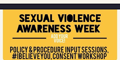 Add Your Input to Sexual Violence Policy & Procedures primary image