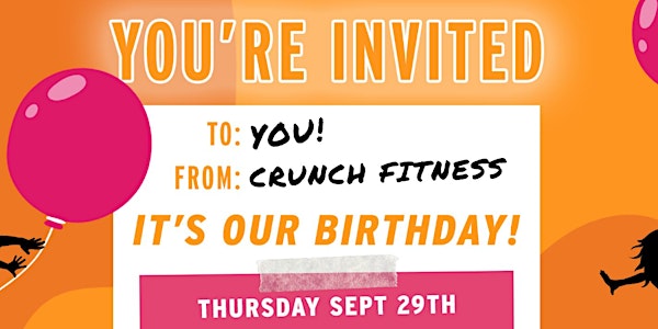 Crunch Fitness Open House and Birthday Celebration