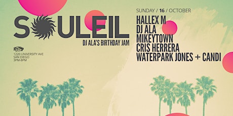 Souleil presents DJ ALA's Birthday Jam featuring Hallex M & friends
