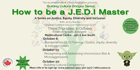 How to be a J.E.D.I Master - Series on Justice,Equity,Diversity&Inclusion