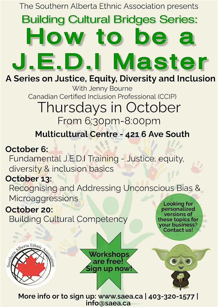 How to be a J.E.D.I Master - Series on Justice,Equity,Diversity&Inclusion image