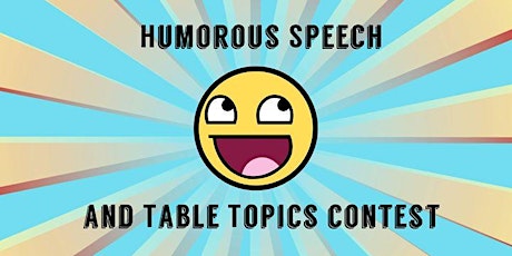 Toastmasters Area 52 - Humorous Speech and Table Topics Contests primary image