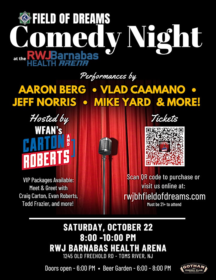TOMS RIVER FIELD OF DREAMS COMEDY SHOW image