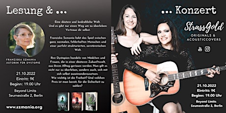 Lesung & Konzert mit Franziska Szmania & Strassgold