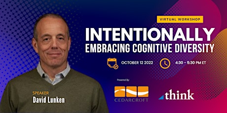 Intentionally Embracing Cognitive Diversity