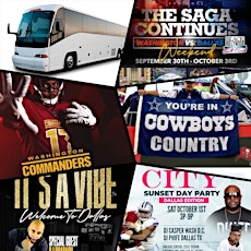 ROUND TRIP MOTOR COACH TO AT&T STADIUM FOR WASH VS. DALLAS SUN OCT2ND