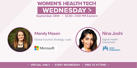 Women's Health Tech Wednesdays | Microsoft