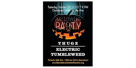 Halloween Dance Party with THUGZ and Electric Tumbleweed