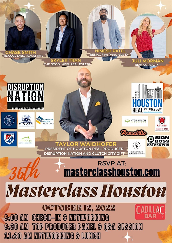 36th Masterclass Houston image