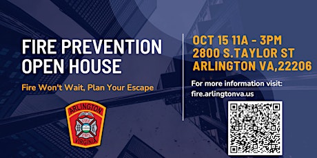 Fire Department Open House Time Slot 12:30pm - 1:30pm