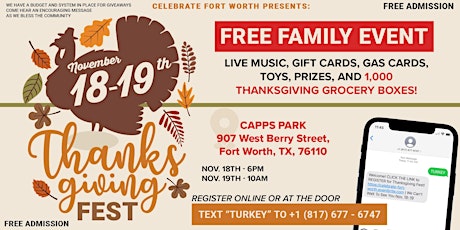 Thanksgiving Fest by Celebrate Fort Worth
