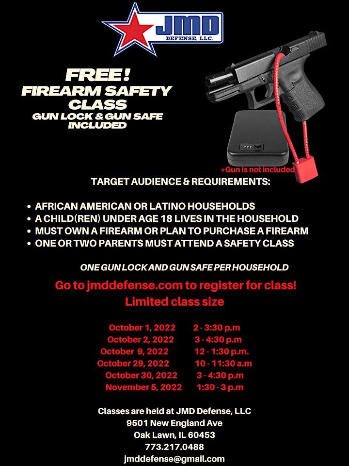 Firearm Safety Class (Black or Latino families with a firearm and children) image