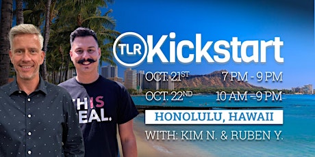 2-day Kickstart w/Kim Nielsen & Ruben Ybarra- Oct 21st & 22nd, Honolulu, HI