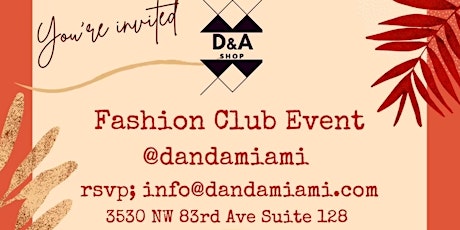 Fashion Club Event