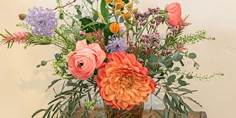 Fall Flowers & Wine - Vase Arrangement Workshop!