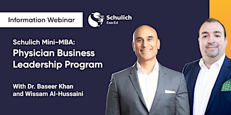 Schulich Mini-MBA: Physician Business Leadership Program