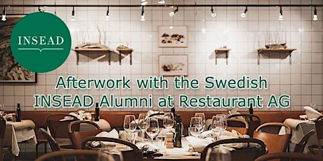 Afterwork with the IAA Sweden at Restaurant AG, October 27th  primärbild