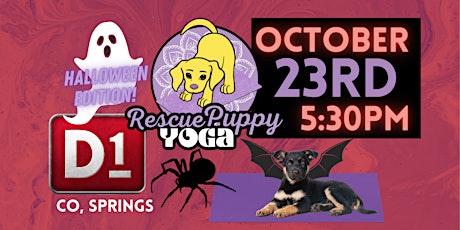 Rescue Puppy Yoga - D1 Training  Co, Springs