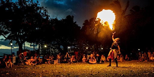 Immagine principale di Learn the Art of Fire (Staff and Sword) & Sunset Fire Show 