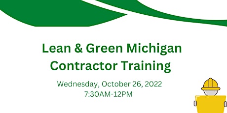Lean & Green Michigan Contractor Training