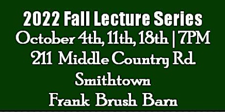 Fall Lecture Series 2022