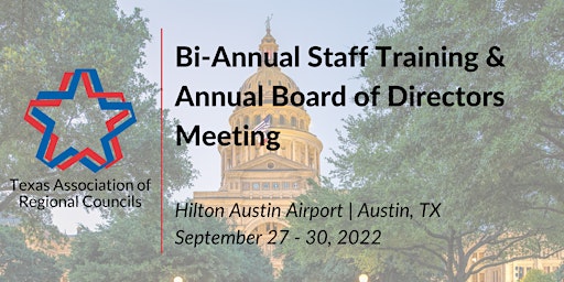 TARC September 2022  Bi-Annual Staff Training & Board of Directors Meeting