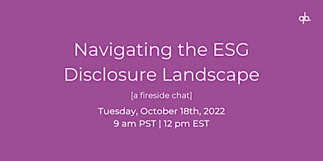 Navigating the ESG Disclosure Landscape