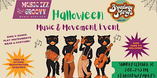 Halloween Music and Movement for Kids 0-6!