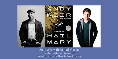 Andy Weir, PROJECT HAIL MARY, with Randall Munroe