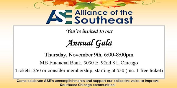 Alliance of the SouthEast (ASE) Annual Gala Nov. 2017