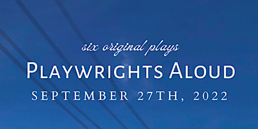 Septembers Playwright's Aloud!