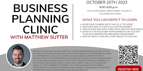 Real Estate Business Planning Clinic