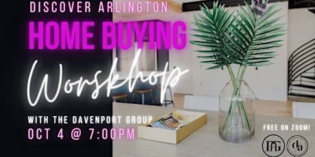 Discover Arlington: Virtual Home Buying Workshop (Oct 4)