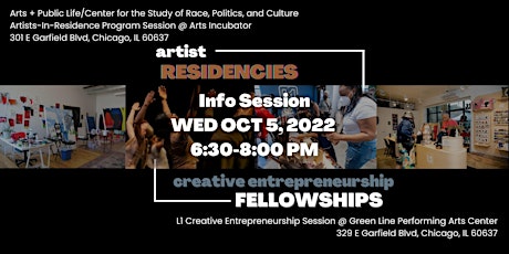 Info Sessions: 2023 Artist Residencies & L1 Creative Business Accelerator