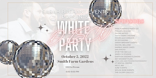 Wedding Industry Disco Themed WHITE Party!