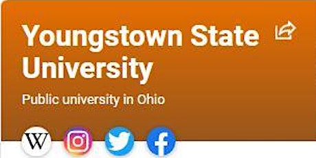 (F2F) Youngstown State University College Tour - Youngstown/NE