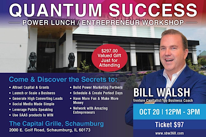 Power Lunch/Entrepreneur Workshop Chicago image
