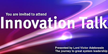 Innovation Talks - The journey to great system leadership starts within primary image