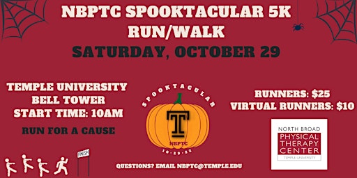 NBPTC Spooktacular 5K Run Fundraiser
