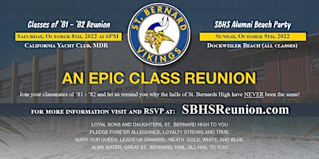St. Bernard High School Class Reunion