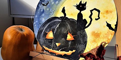 Kitsilano Paint Night | Halloween | Watercolour painting