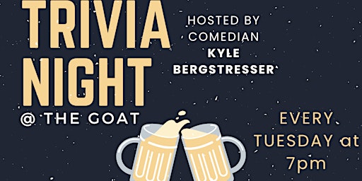 Primaire afbeelding van TRIVIA NIGHT @ THE GOAT