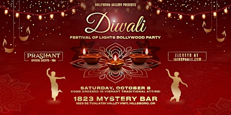 DIWALI: Festival of Lights Bollywood Party  in Hillsboro| DJ Prashant