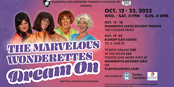 Marvelous Wonderettes Dream On in Mammoth Lakes