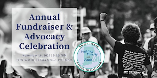 RI Interfaith Coalition To Reduce Poverty: Annual Fundraiser & Celebration