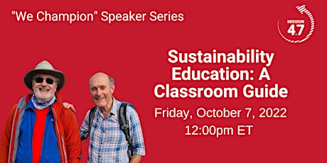 Sustainability Education: a classroom guide