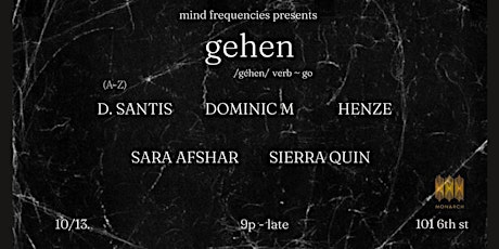 Mind Frequencies Presents  Géhen