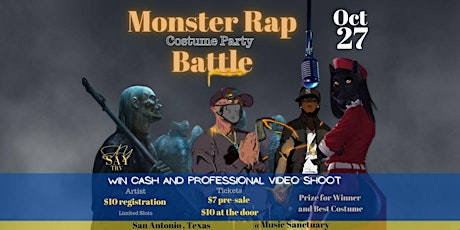 Monster Rap Battle Costume Party